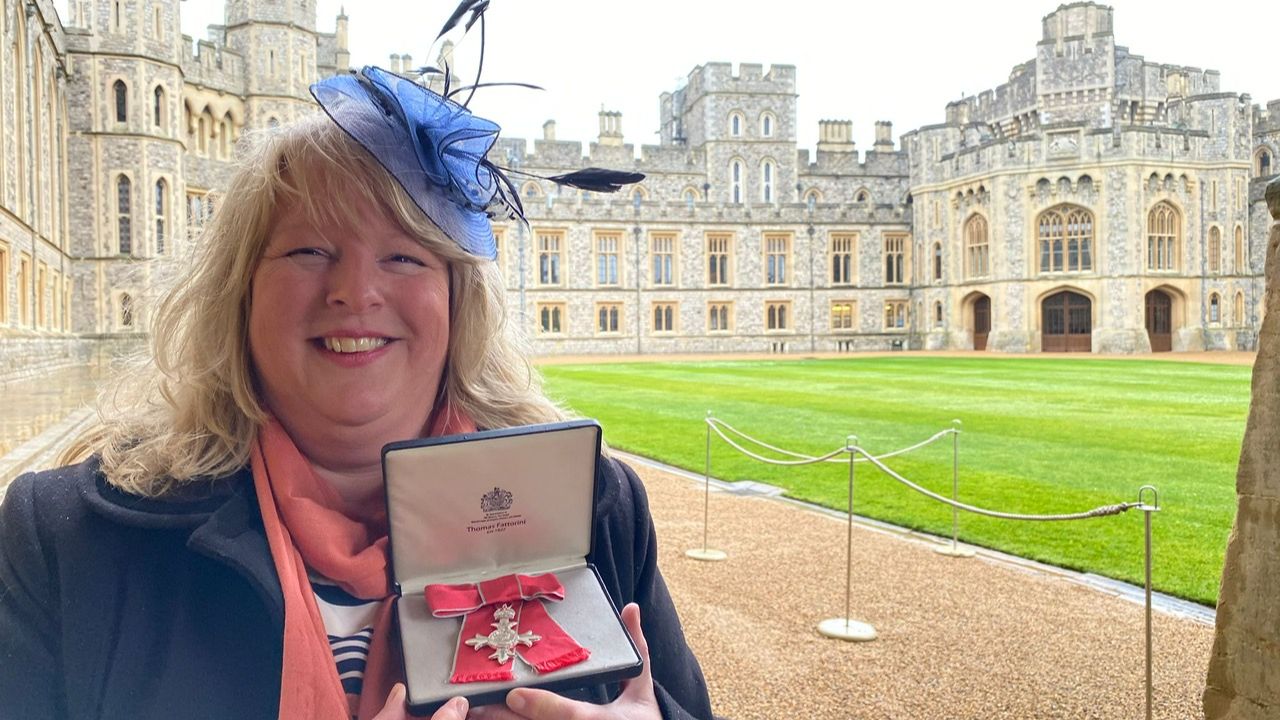 Elizabeth collects MBE in Windsor ceremony | What's What Magazine